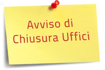 Chiusura uffici per interruzione fornitura energia elettrica
