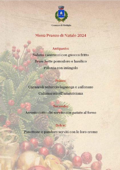 PRANZO DI NATALE