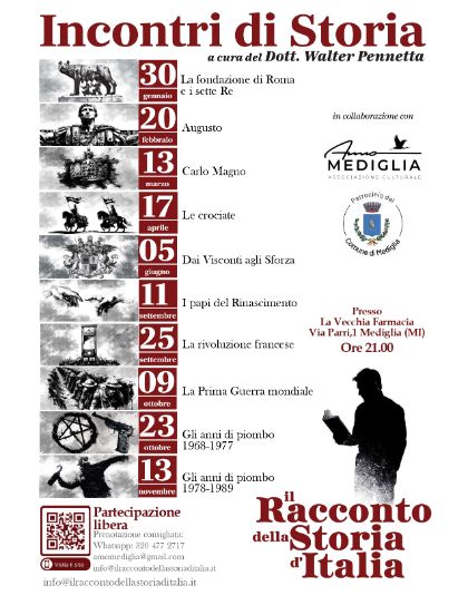 📚 Incontri di Storia – Il racconto della Storia d’Italia