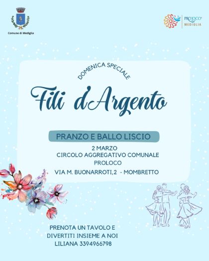 Pranzo Fili d'Argento una giornata speciale per stare insieme