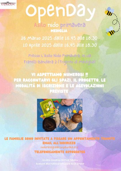 Open Day Asilo Nido Primavera di Mediglia