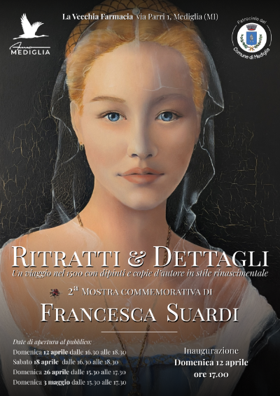 Ritratti e dettagli-mostra Suardi locandina